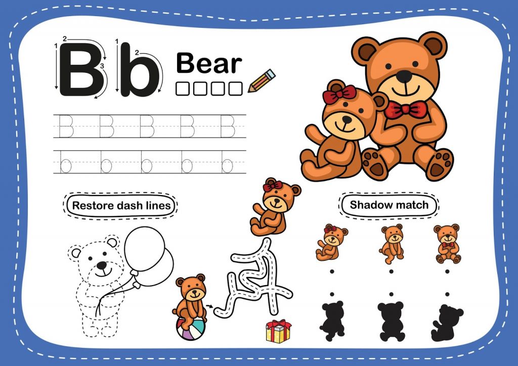 Letter B Flashcard