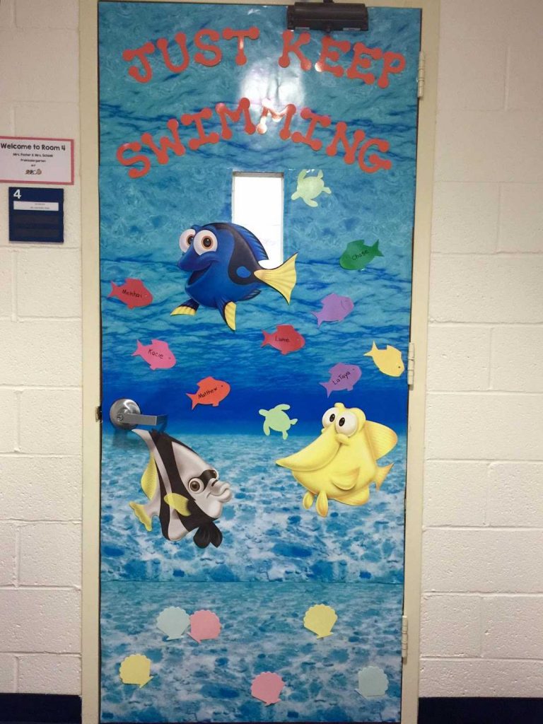 Under the sea adventure welcome door idea