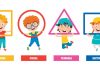 15 Best Shape Activities For Preschoolers in 2023 Vector image of kids and shapes