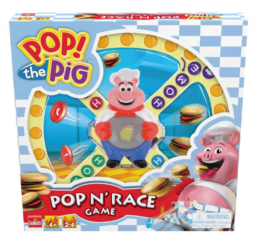 Board game cover of Pop the Pig