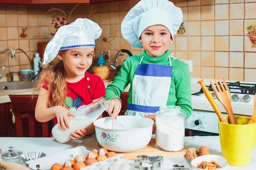 Kids cooking