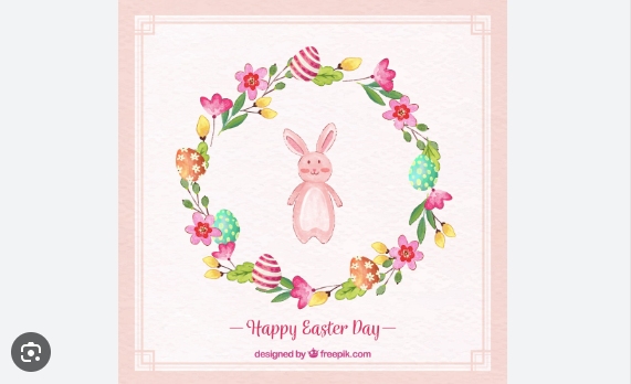 Bunny easter wreath