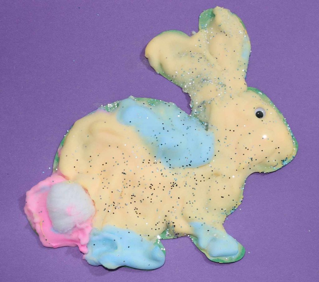 Bunny shape shaving cream