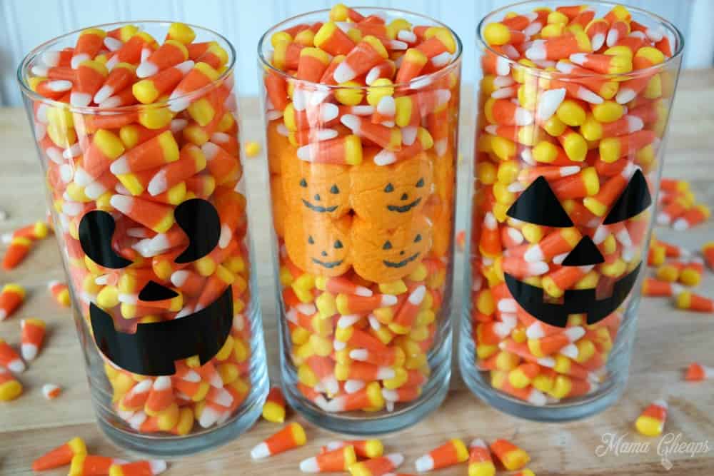 A jar with candies