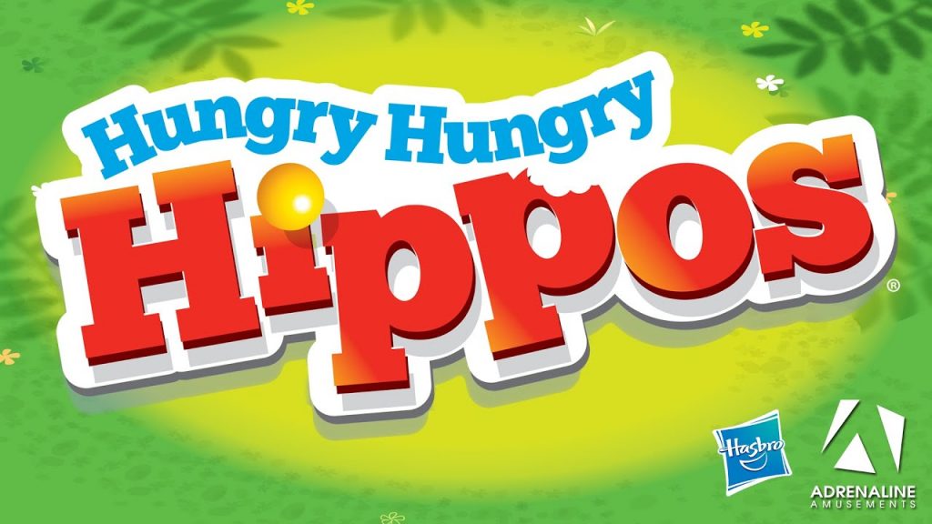 Board game cover of Elefun & Friends Hungry Hungry Hippos