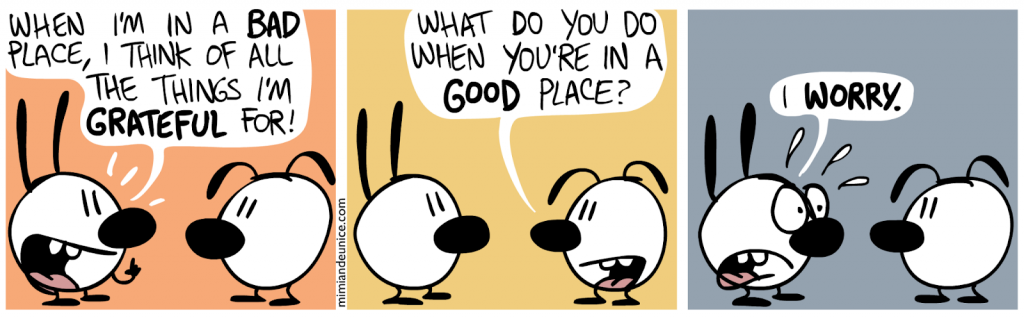 Gratitude themed Comic strip