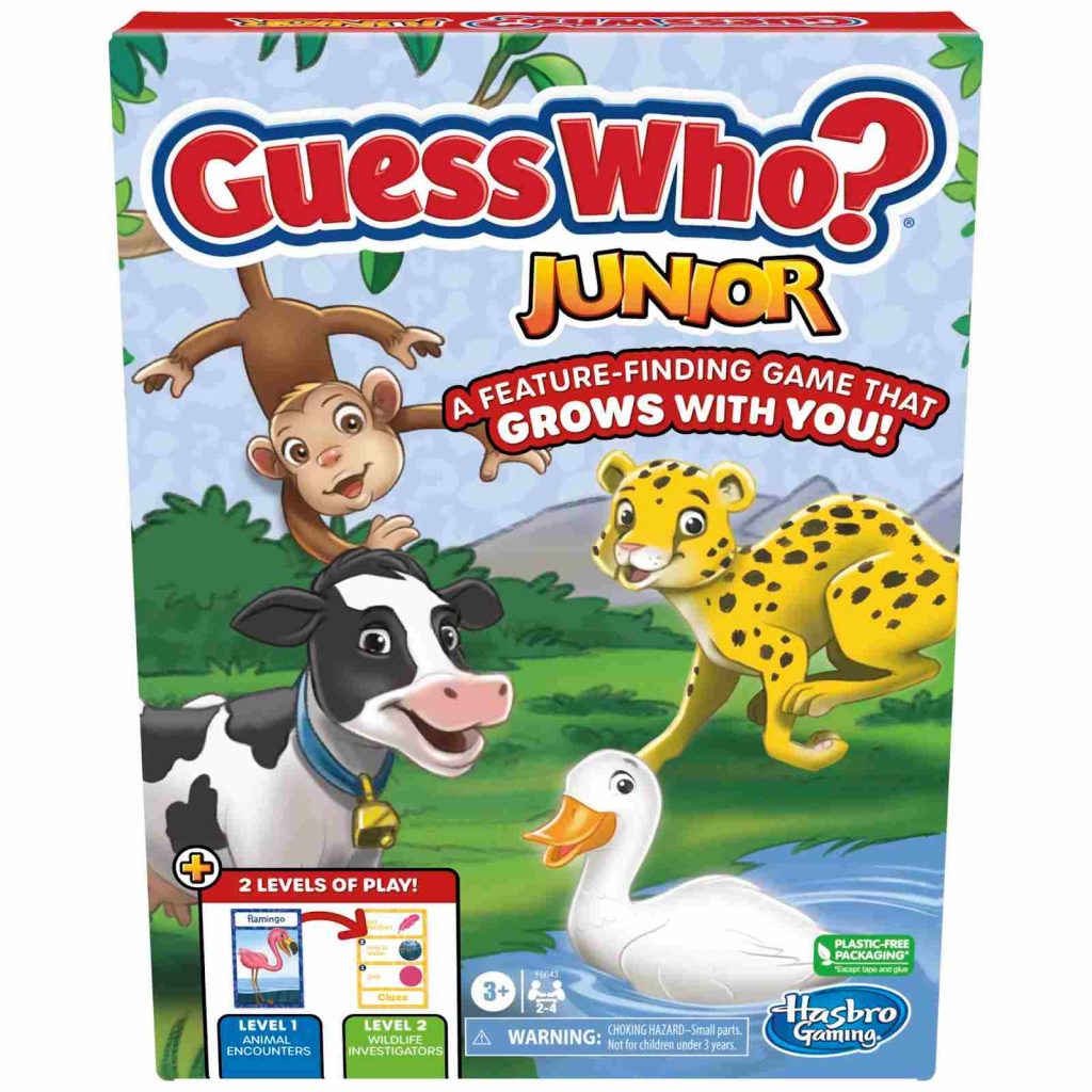 Board game cover of Guess Who Junior Edition