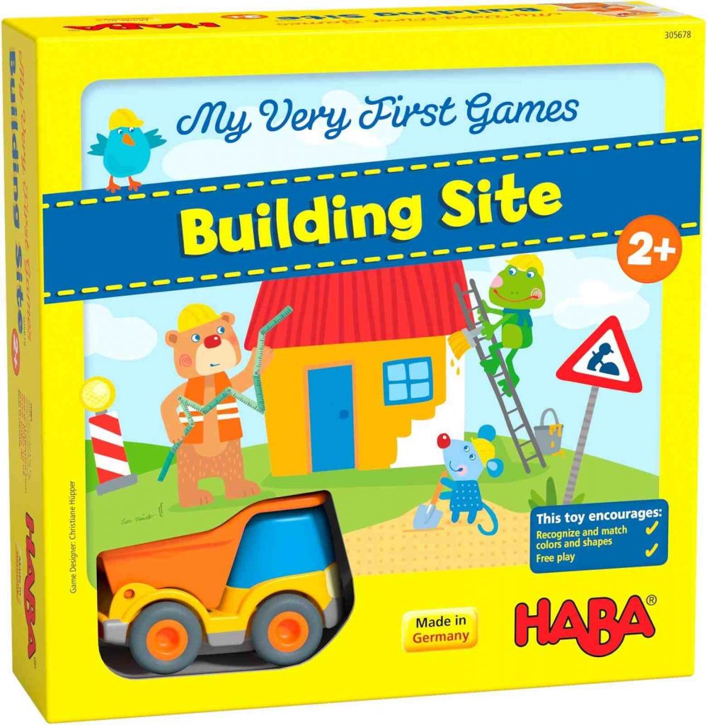 Board game cover of HABA's Building Site Cooperative Game