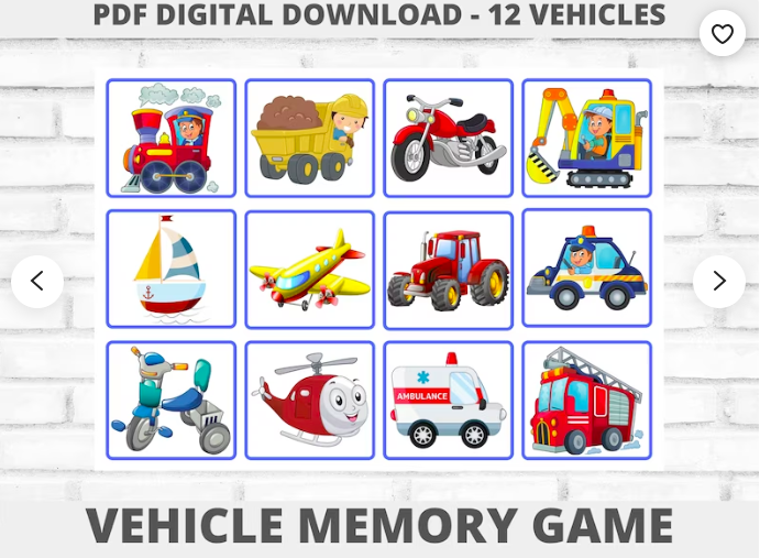 Vehicle memory flash cards