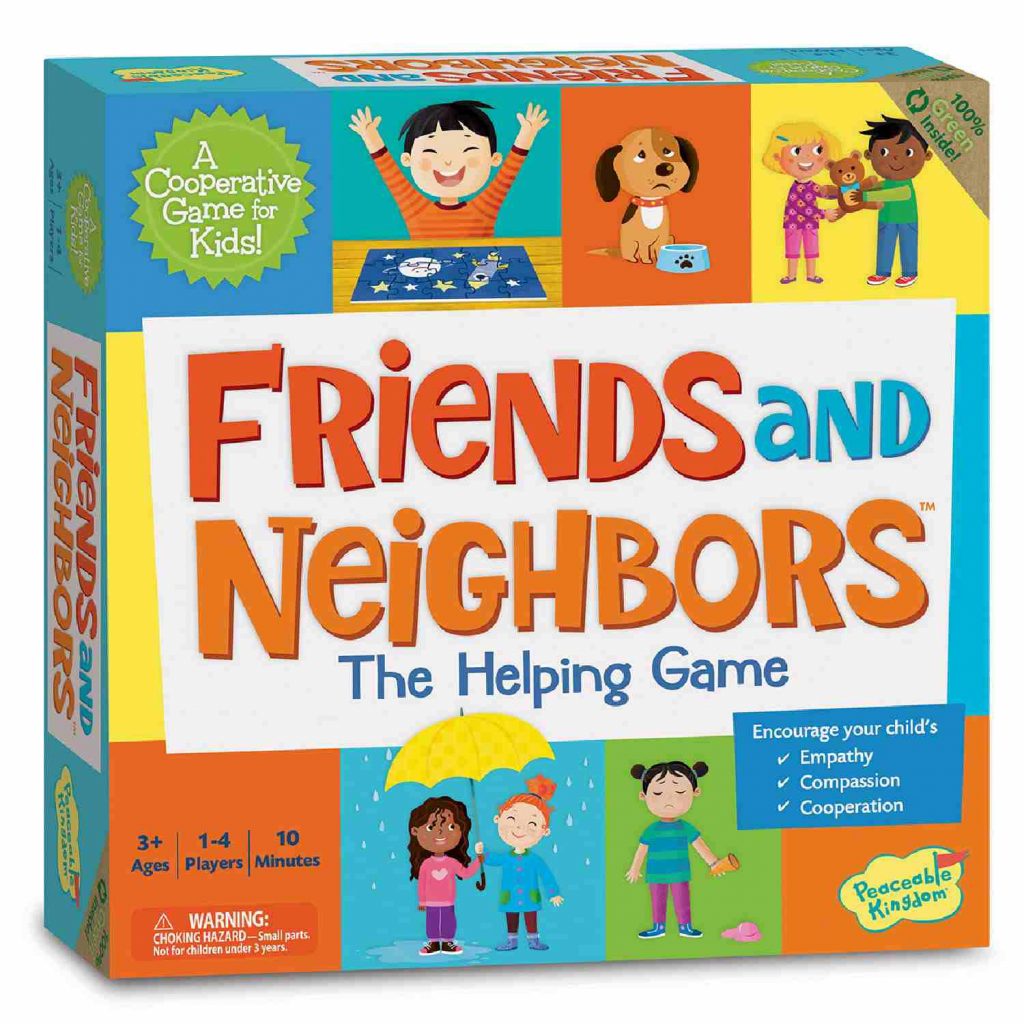 Board game cover of Peaceable Kingdom Friends and Neighbors