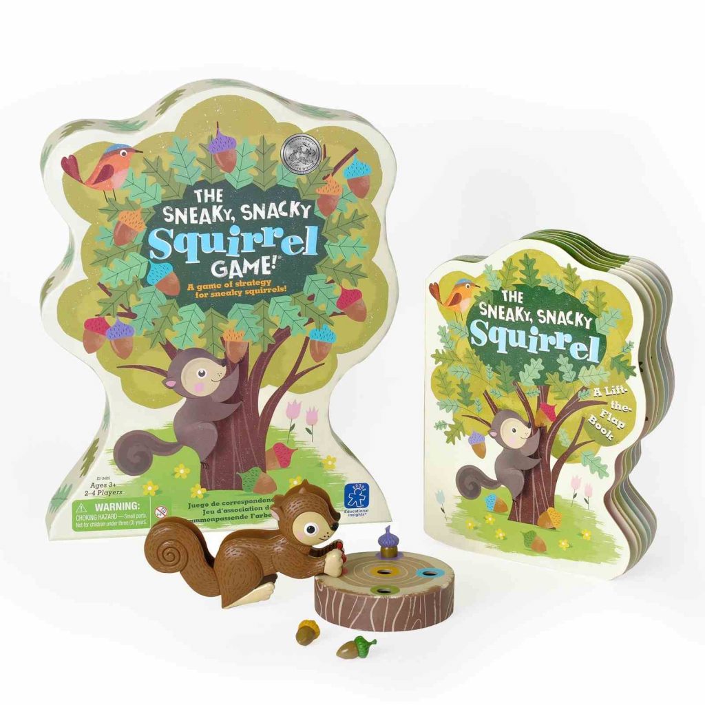 Board game cover of Sneaky Snacky Squirrel Game