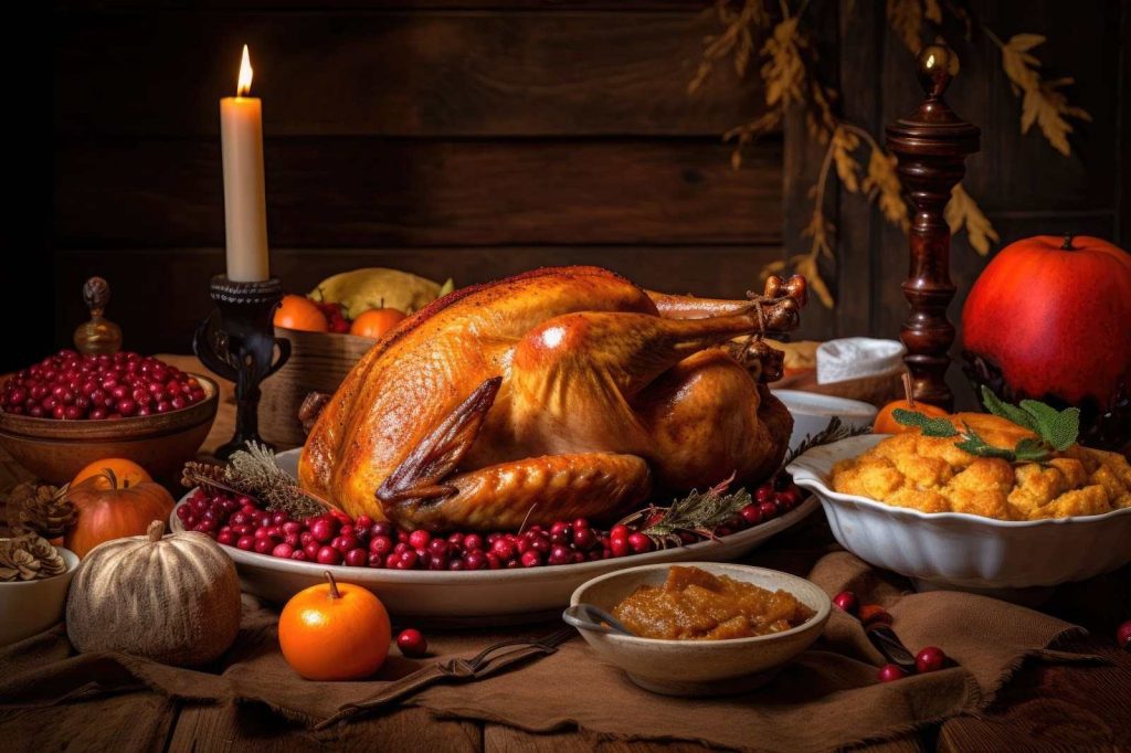 A thanksgiving turkey