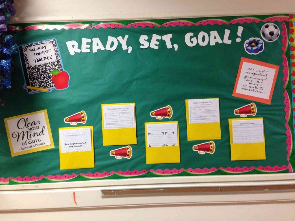 Reading Goals Bulletin Board