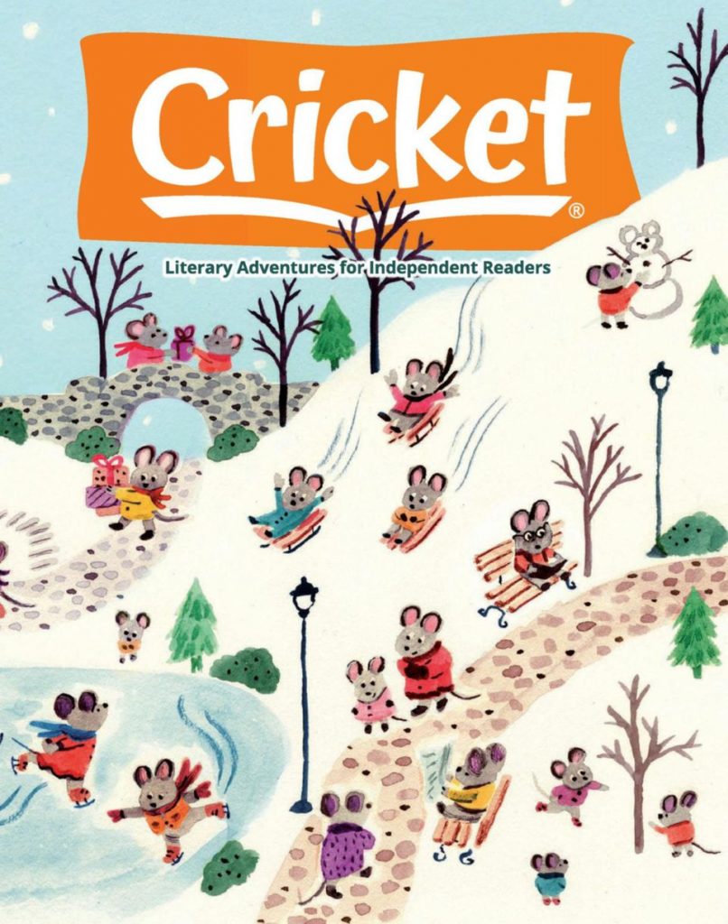 Magazine cover of Cricket