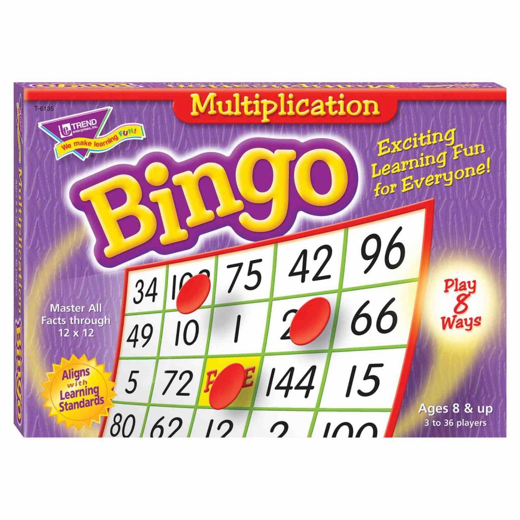 Board game cover of Math Bingo