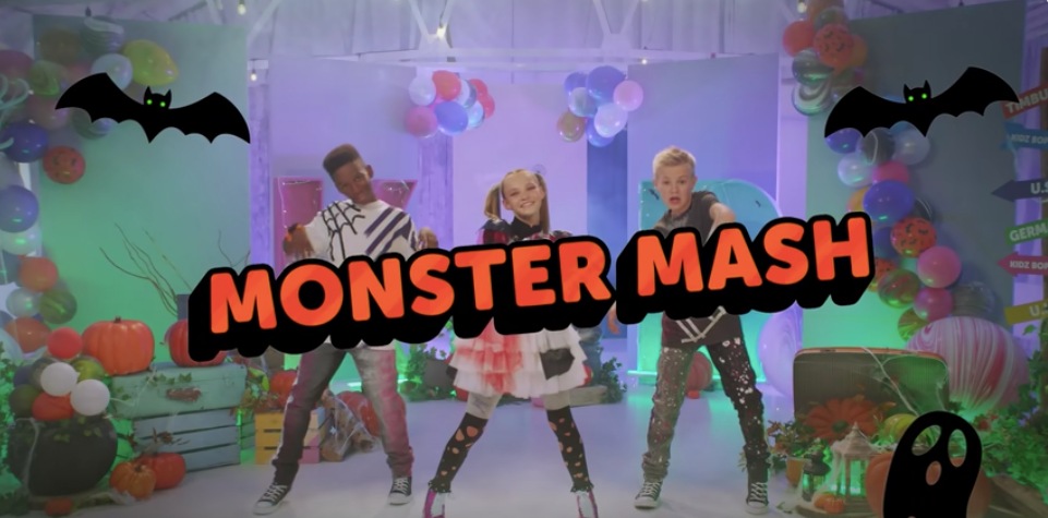 Kids dancing to the tunes of monster Mash