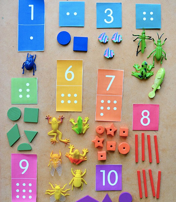 Number matchup flashcards