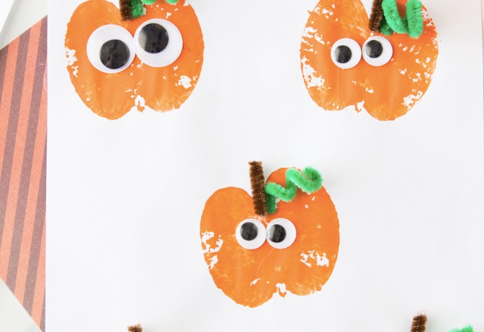 Apple stamp craft