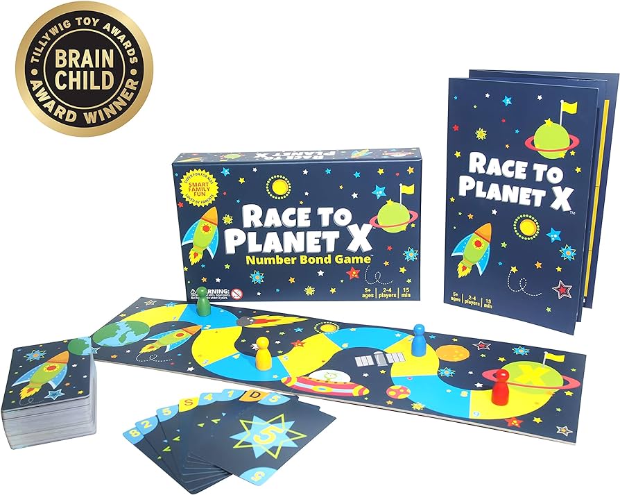 Board game cover of Race to Planet X