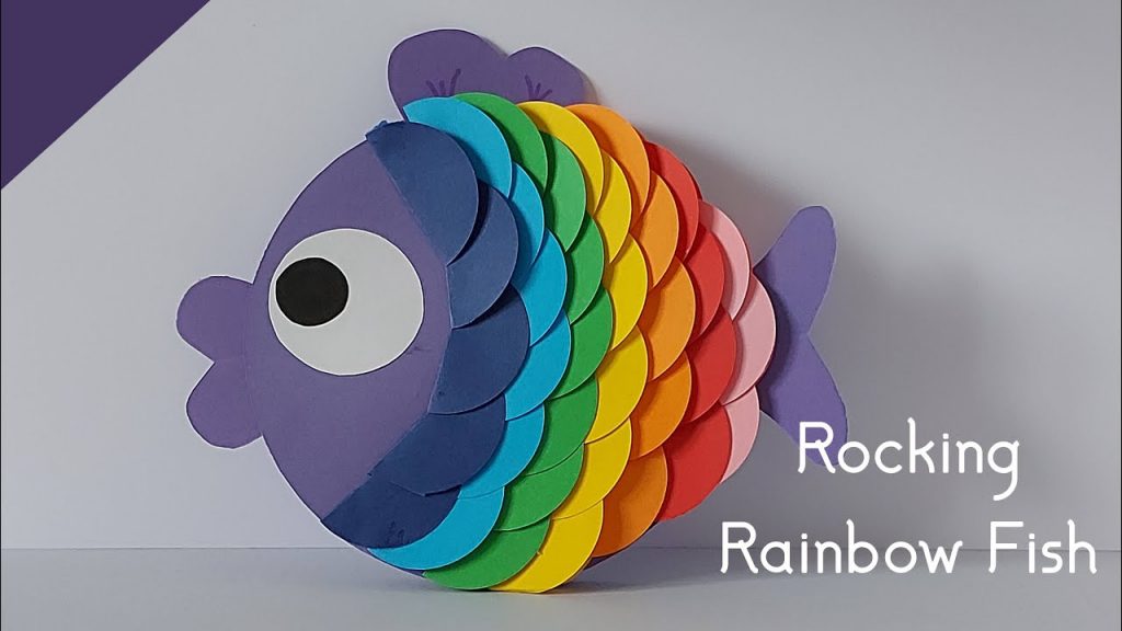 A rainbow fish craft