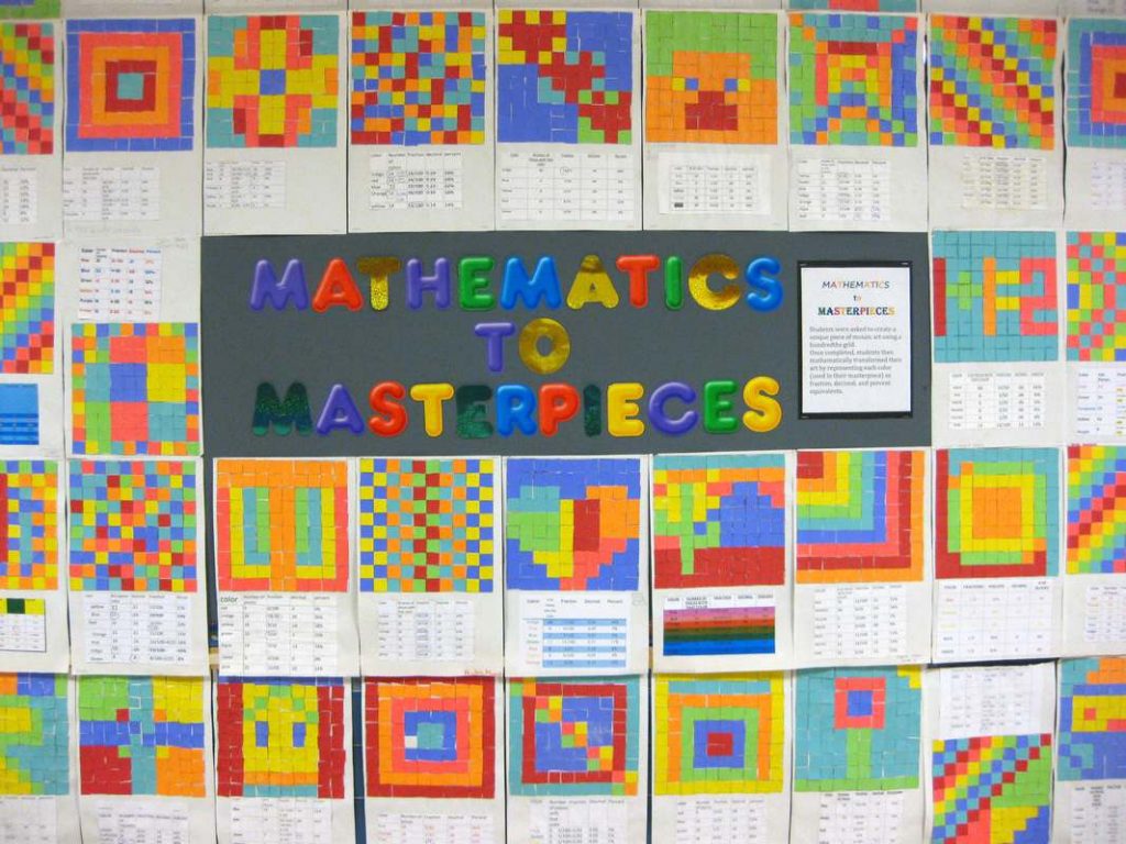 A math art board