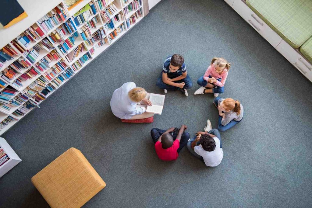 A group reading