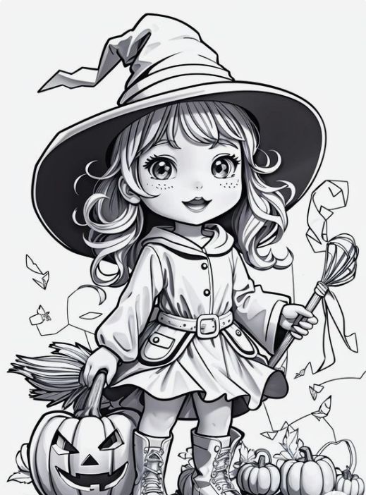 The Little Lady coloring sheet