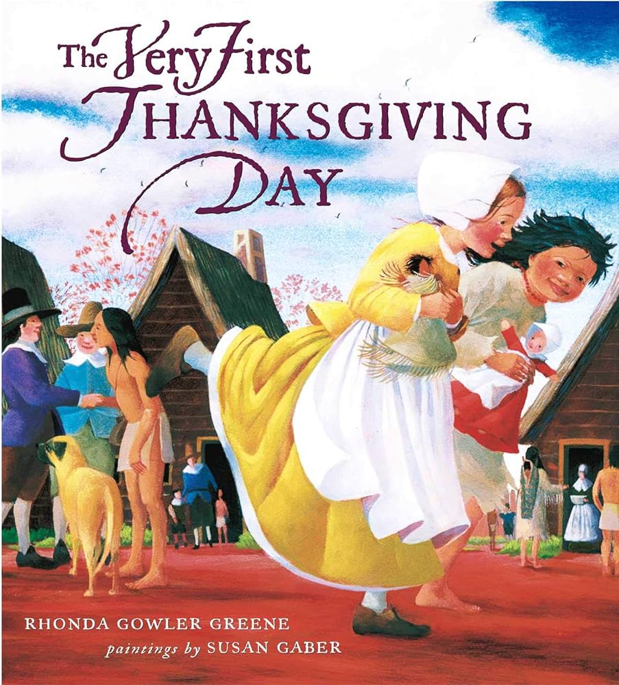 Book cover of The Very First Thanksgiving Day by Rhonda Gowler Greene