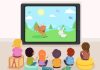 13 Best Educational Cartoon for Kids Kids watching cartoon