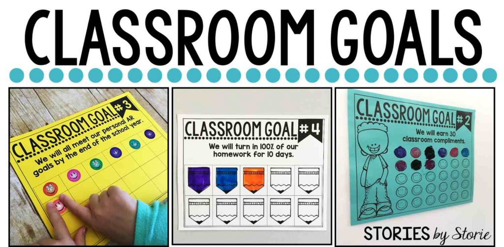 Classroom goals worksheet