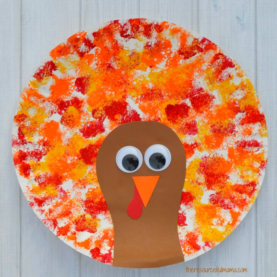 Sponge paint turkey
