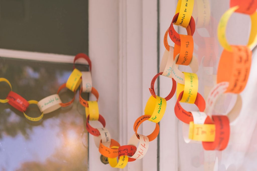 A paper chain