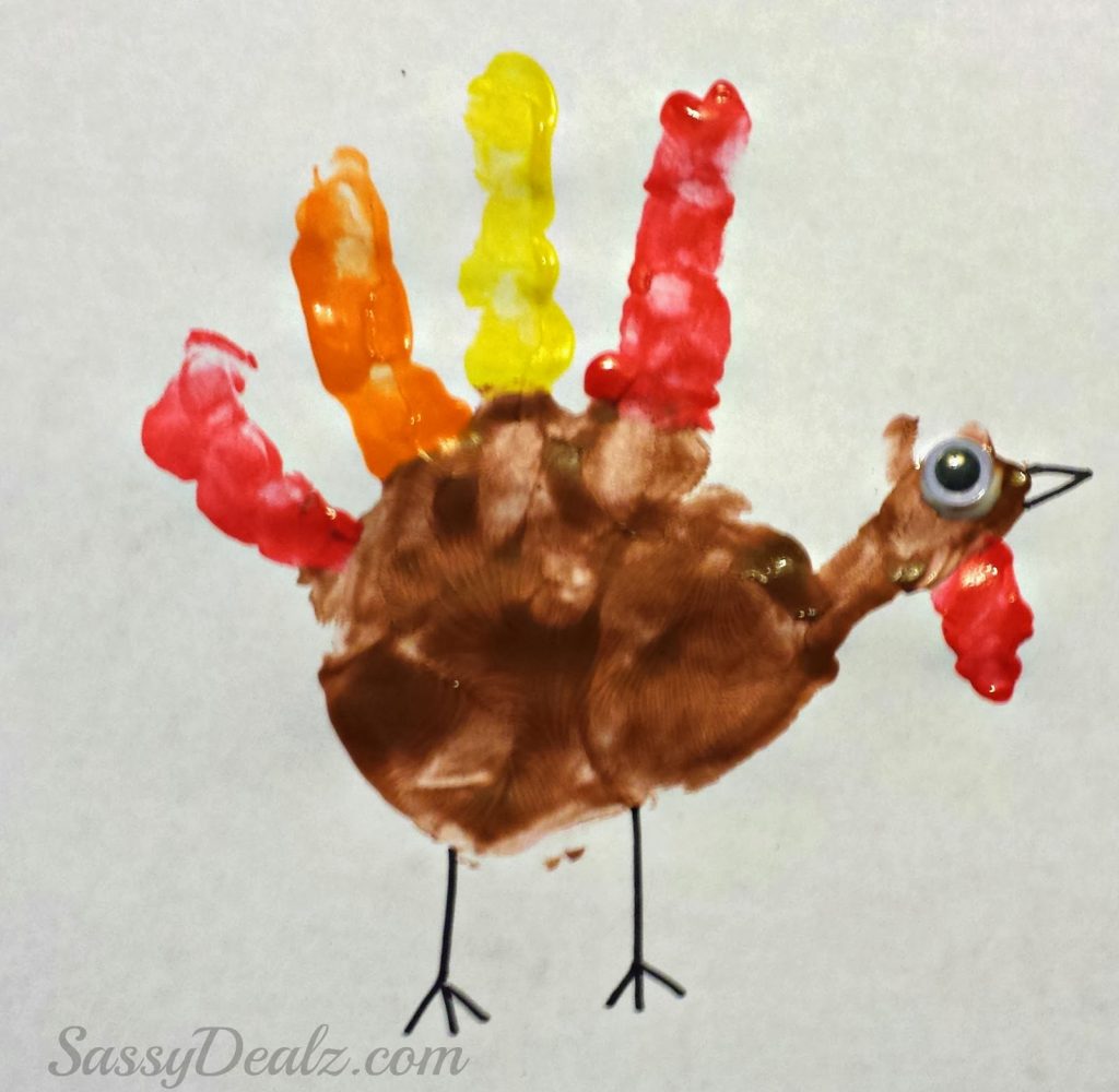 Turkey handprint craft