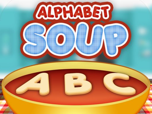 Illustration of alphabet soup
