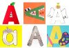 Letter A collage