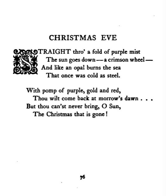 Snippet from Christmas Eve