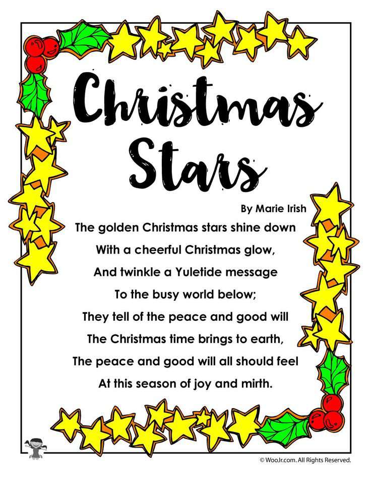 The Poem Christmas Stars