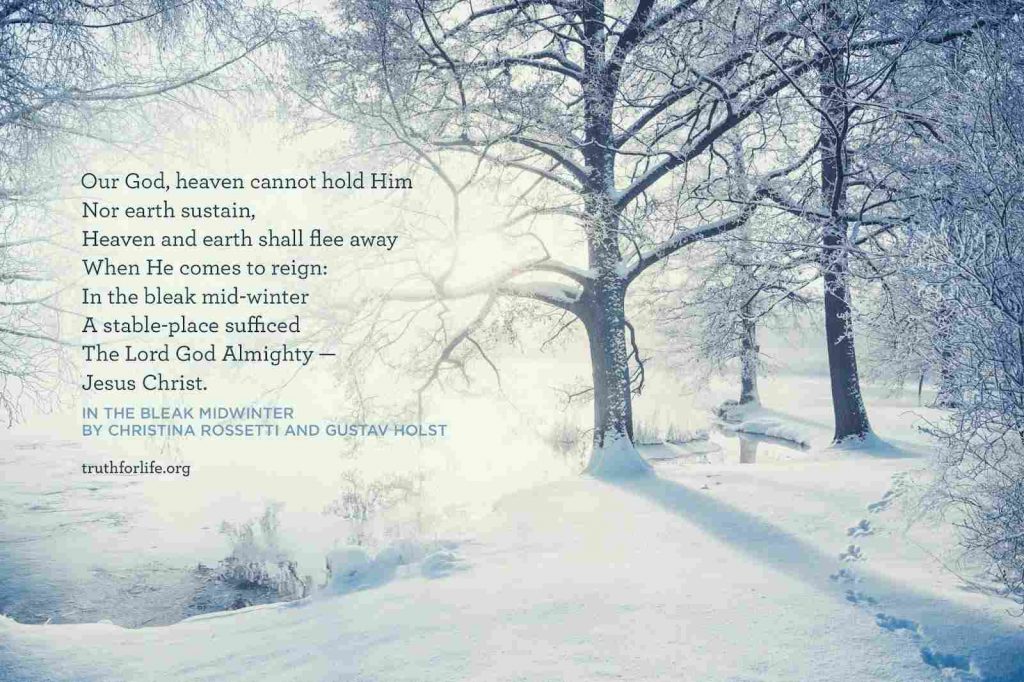 Poem bleak midwinter