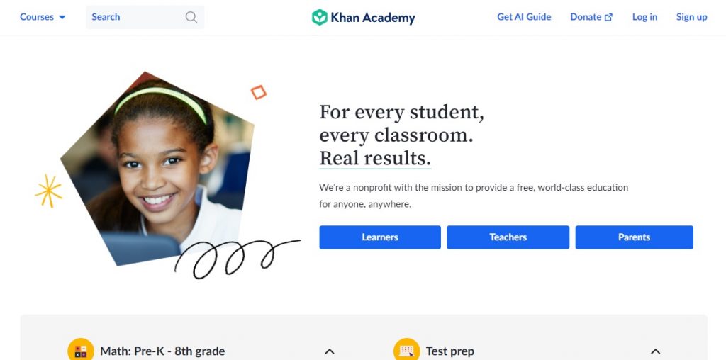 Khan academy banner image