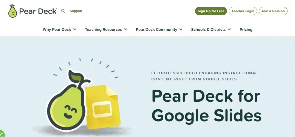 Pear deck banner image