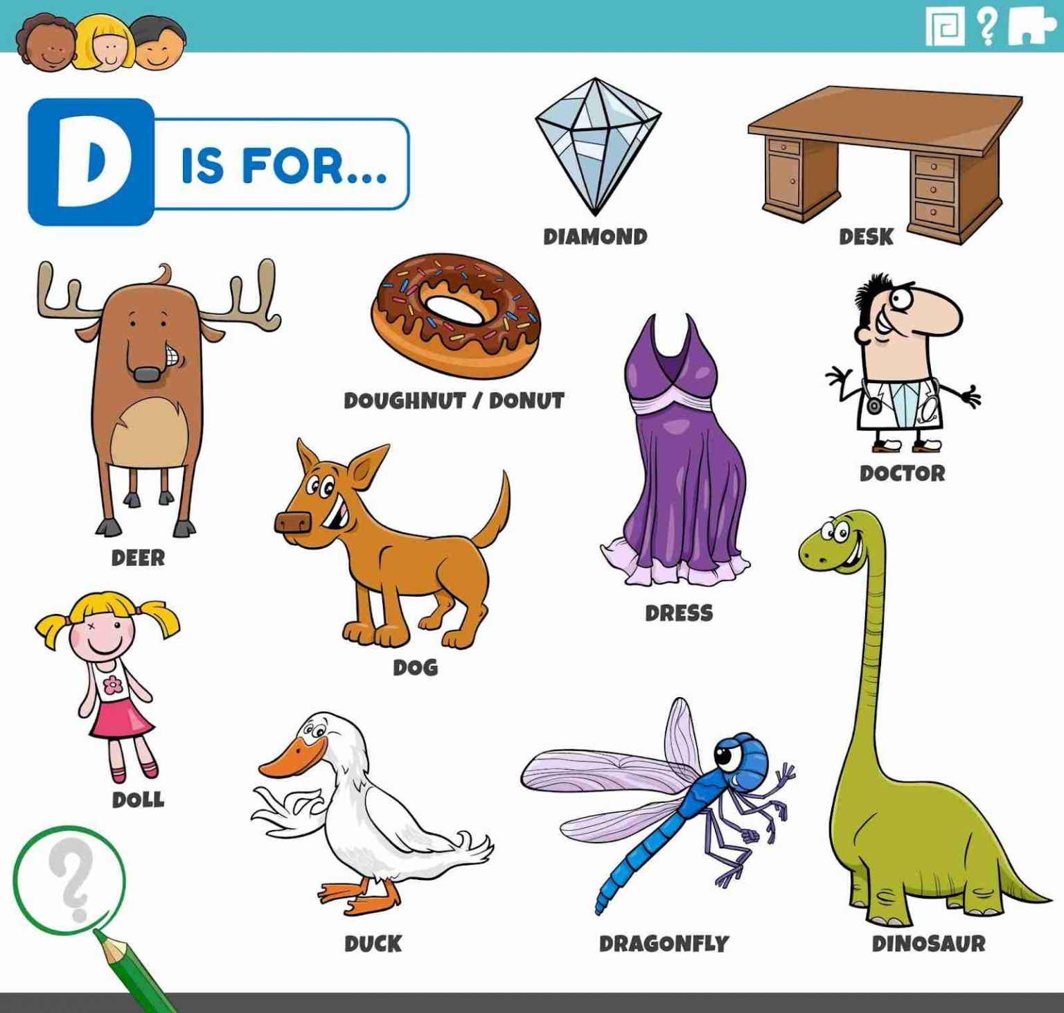 72 Best Words That Start with D for Kids in 2024
