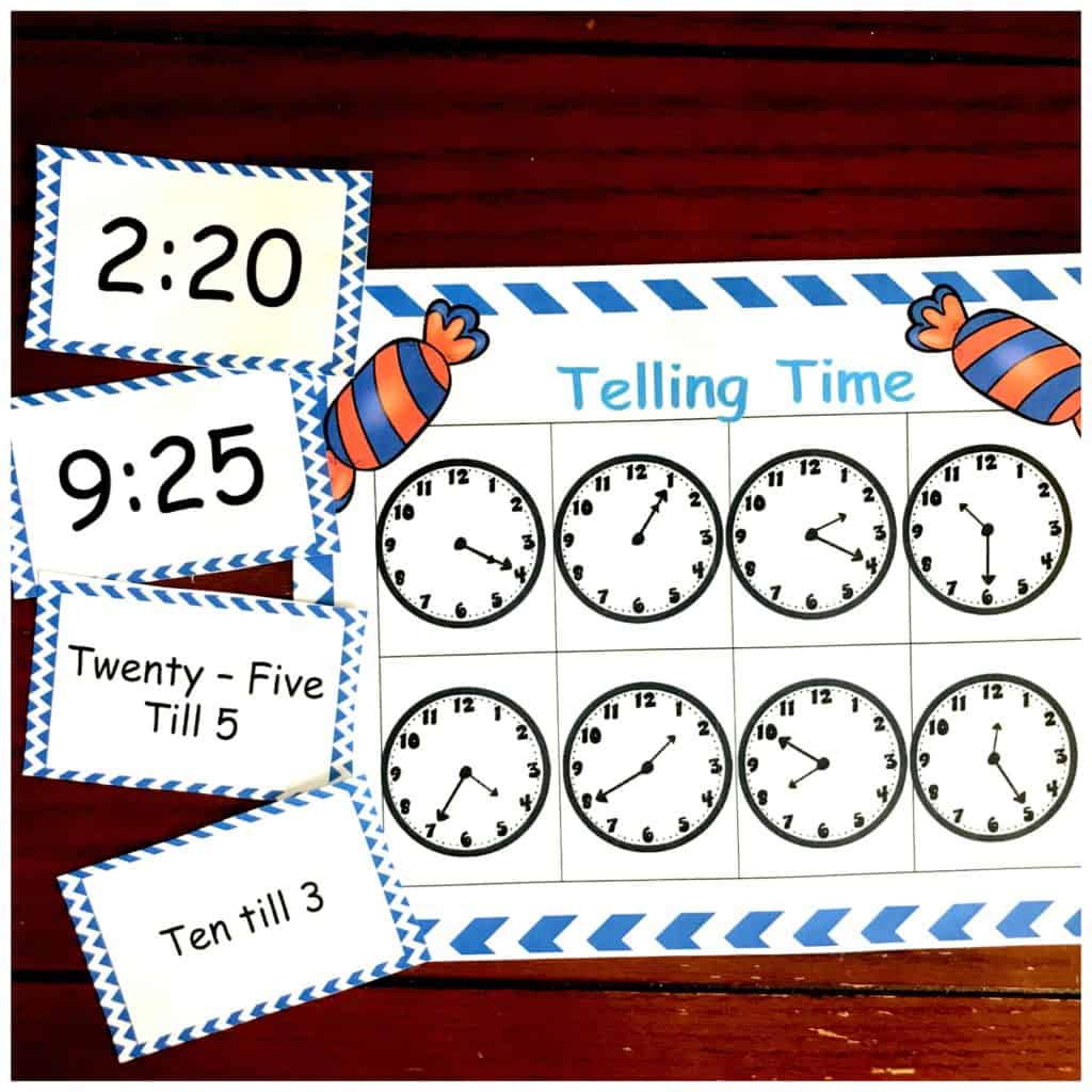 Telling time worksheet