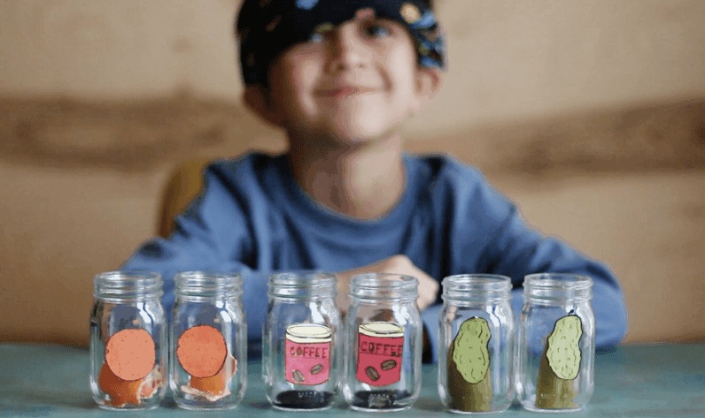 Bottles with different smells