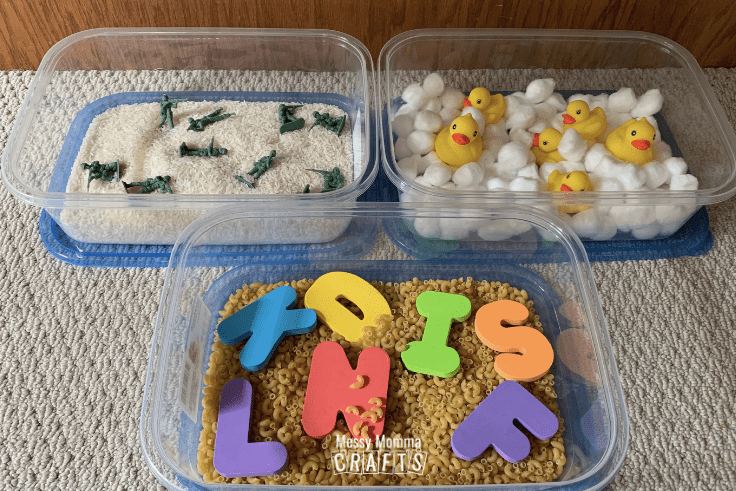 DIY sensory bin