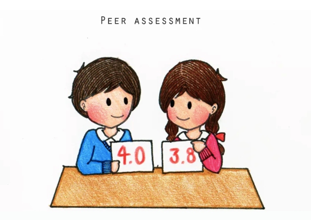 Illustration of peer assessment
