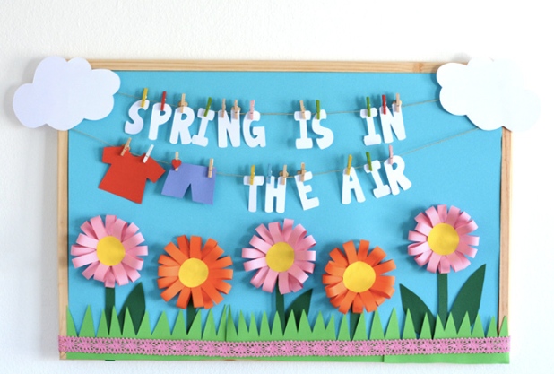 Spring is in the air themed board