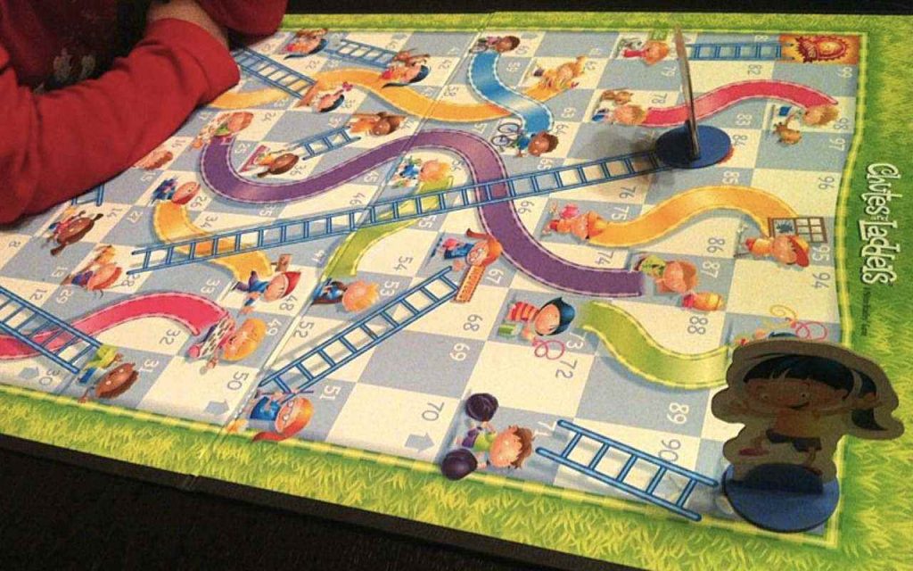 Game cover of Chutes and Ladders