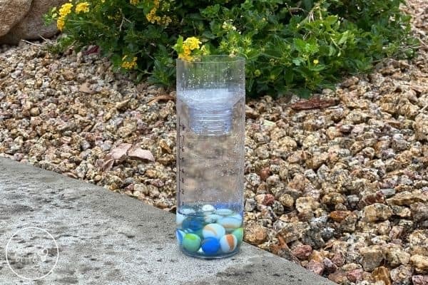 DIY rain gauge