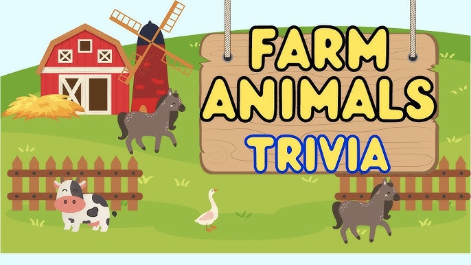 Farm animal trivia theme