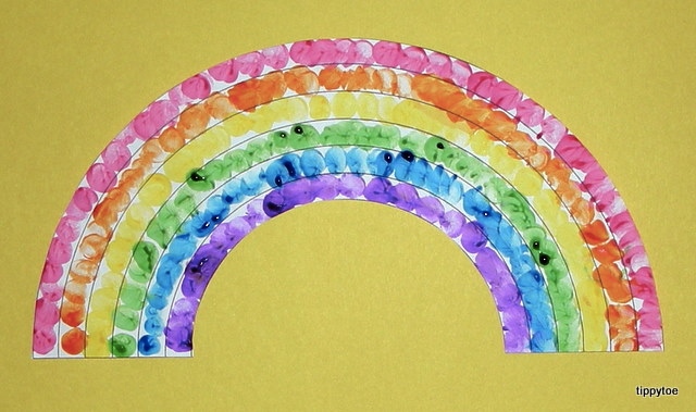 A rainbow craft